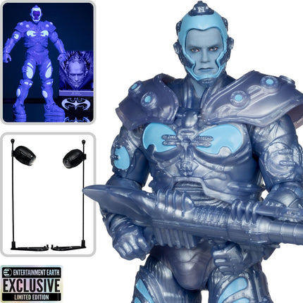 Dc Multiverse Batman And Robin Mr. Freeze Black Light Gold Label Glow