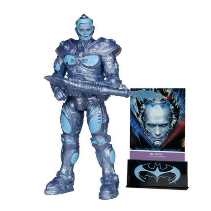 Dc Multiverse Batman And Robin Mr. Freeze Black Light Gold Label Glow