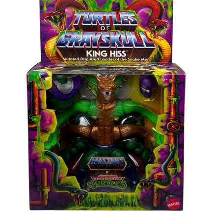 MOTU Origins Turtles of Grayskull King Hiss Deluxe Figure