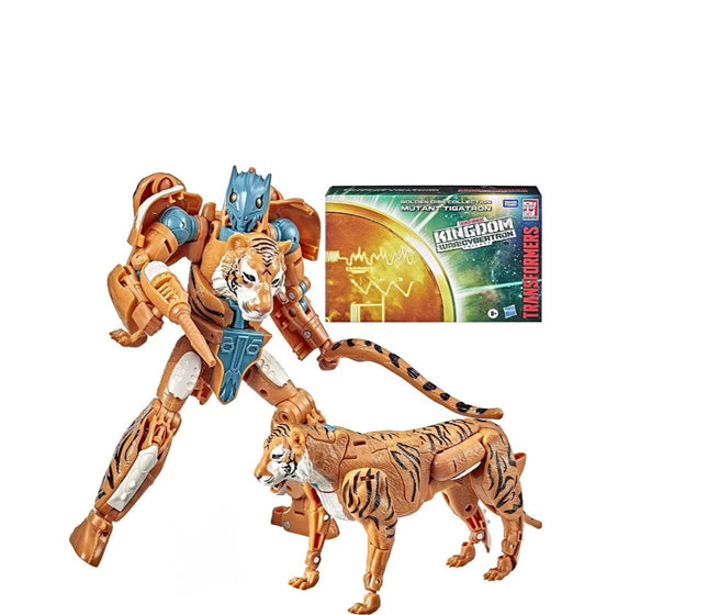 Transformers  War For Cybertron Kingdom Golden Disk Voyager Mutant Tigatron New
