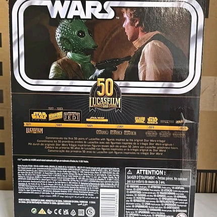 Hasbro Star Wars The Black Series Lucasfilm 50th Anniversary Greedo 6" Brand New