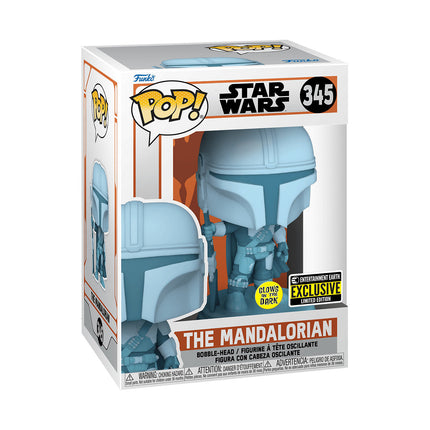 Funko Pop! Star Wars: The Mandalorian Hologram Glow-in-the-Dark EE Exclusive 