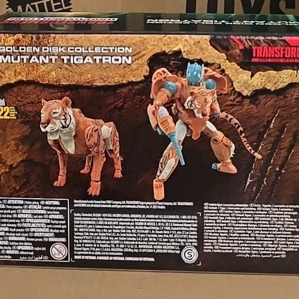 Transformers  War For Cybertron Kingdom Golden Disk Voyager Mutant Tigatron New 