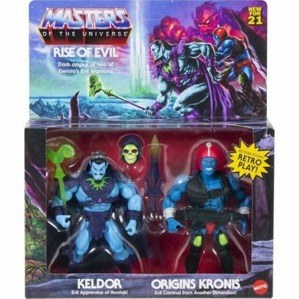 MOTU Masters of the Universe Rise of Evil Keldor & Origins Kronis Figure 2-Pack