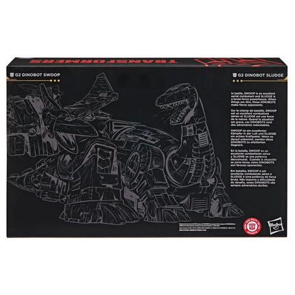 Transformers Generations Selects Age of the Primes Leader Class G2 Universe Dinobots Swoop and Sludge