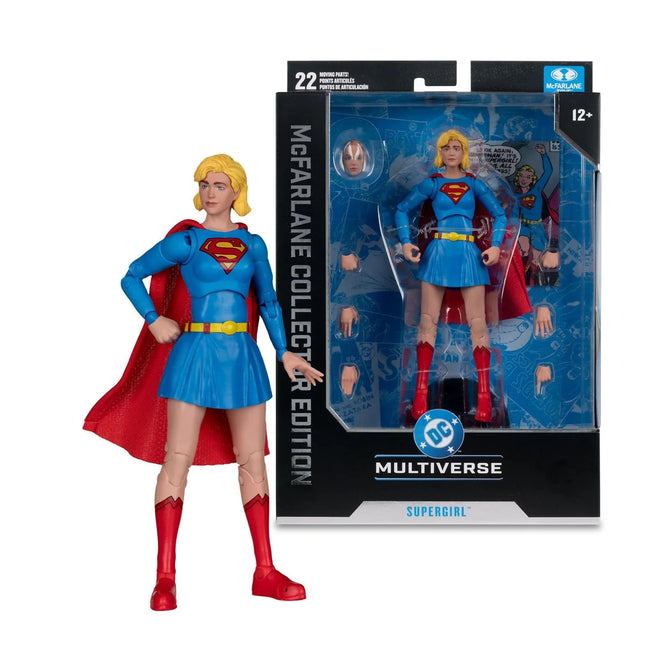 Figurine articulée Supergirl (Action Comics #59) du Multivers DC de McFarlane, édition Collector, vague 14, échelle 7 pouces