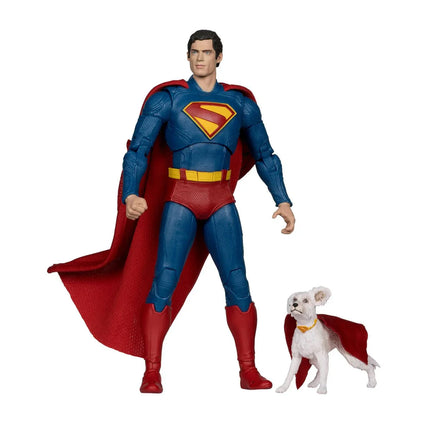 DC Multiverse Theatrical Deluxe Wave 1 Superman Movie Superman and Krypto 7-Inch Scale Action Figure