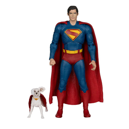DC Multiverse Theatrical Deluxe Wave 1 Superman Movie Superman and Krypto 7-Inch Scale Action Figure