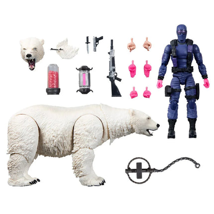 G.I. Joe Classified Series Snake Eyes 6-Inch Action Figure with Polar Bear
