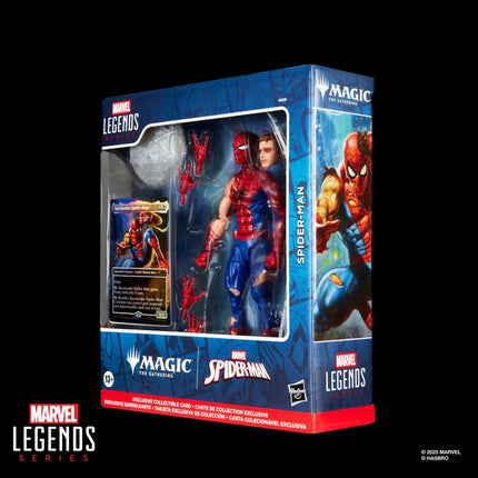 Spider-Man Marvel Legends Magic: The Gathering Battle-Damaged Spider-Man 6-Inch Action Figure and Card