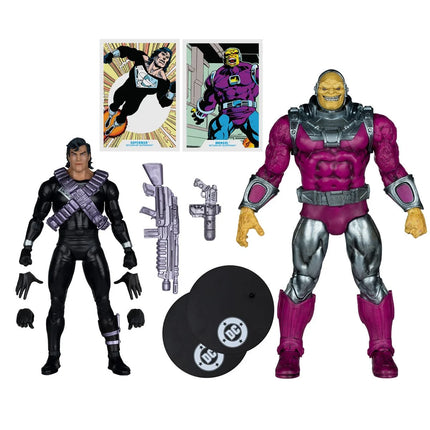 DC Multiverse Superman vs. Mongul Megafig Return of Superman Action Figure 2-Pack