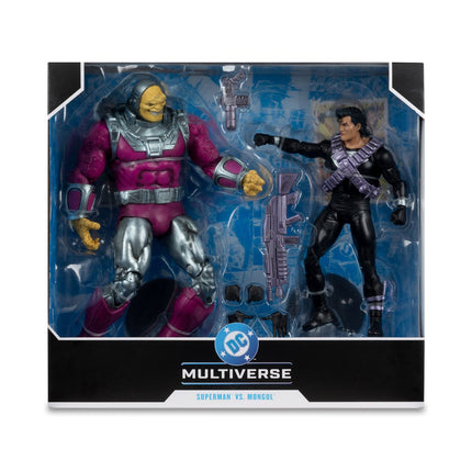 DC Multiverse Superman vs. Mongul Megafig Return of Superman Action Figure 2-Pack