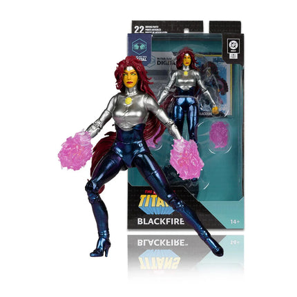 The New Teen Titans Blackfire 7" Action Figure (with Digital Code)