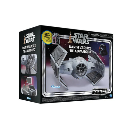Star Wars The Vintage Collection Darth Vader's TIE Advanced Vehicle with Carded Action Figure