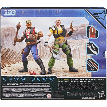 G.I. Joe Classified Series David Red Dog Taputapu & Varujan Taurus Ayvazyan 6-Inch Action Figures