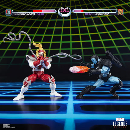 Marvel Legends Series Gamerverse Marvel's War Machine vs Marvel's Omega Red Action Figures