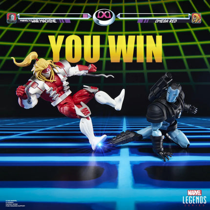 Marvel Legends Series Gamerverse Marvel's War Machine vs Marvel's Omega Red Action Figures