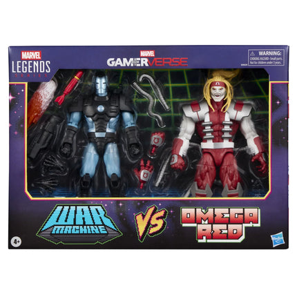 Marvel Legends Series Gamerverse Marvel's War Machine vs Marvel's Omega Red Action Figures