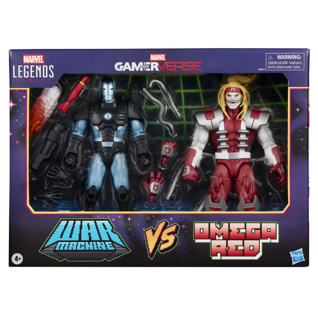 Marvel Legends Series Gamerverse Marvel's War Machine vs Marvel's Omega Red Action Figures