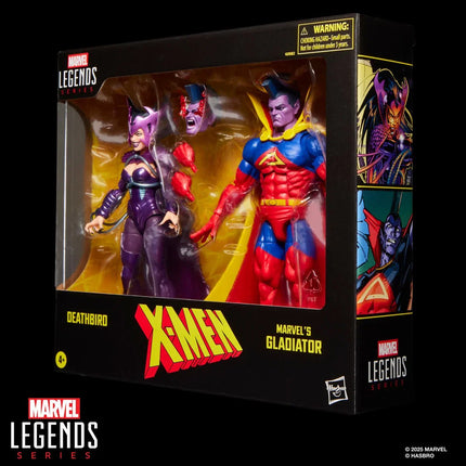 X-Men Marvel Legends Series Deathbird & Marvel’s Gladiator 6-Inch Action Figures