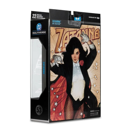 DC McFarlane Collector Edition Wave 13 #53 Zatanna with Detective Chimp DC Classic 7-Inch Scale Action Figure