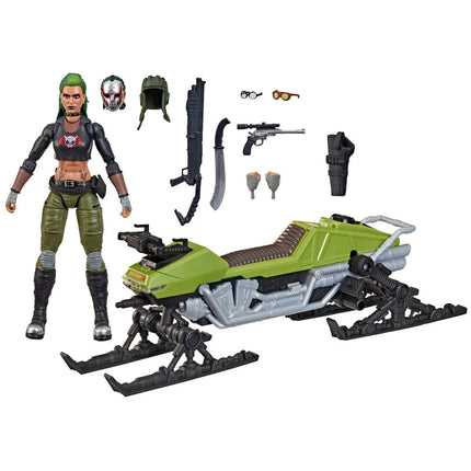 G.I. Joe Classified Series Zanya and Dreadnok Chameleon (Swamp Skier) Vehicle 6-Inch Action Figure
