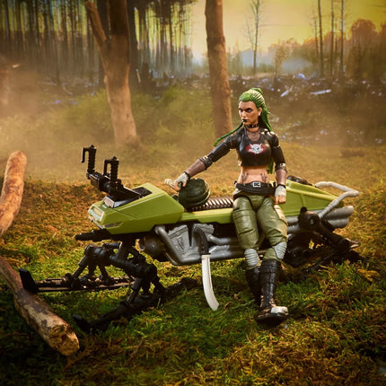 G.I. Joe Classified Series Zanya and Dreadnok Chameleon (Swamp Skier) Vehicle 6-Inch Action Figure